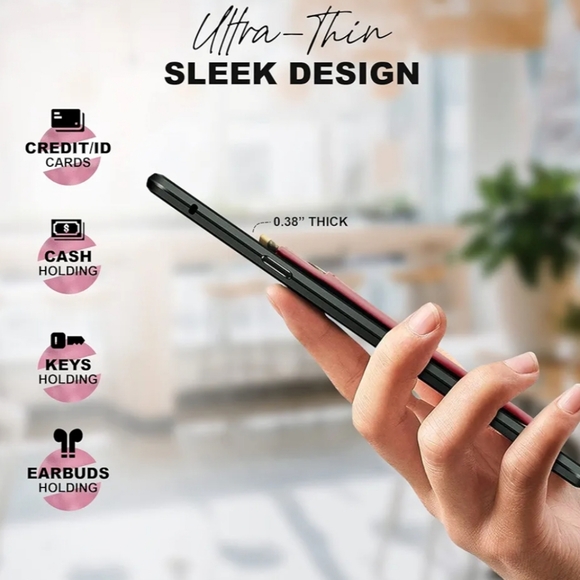 Glitter Koala Pouch - Phone Card Holder, Stick On Wallet (White) - Picture 4 of 8